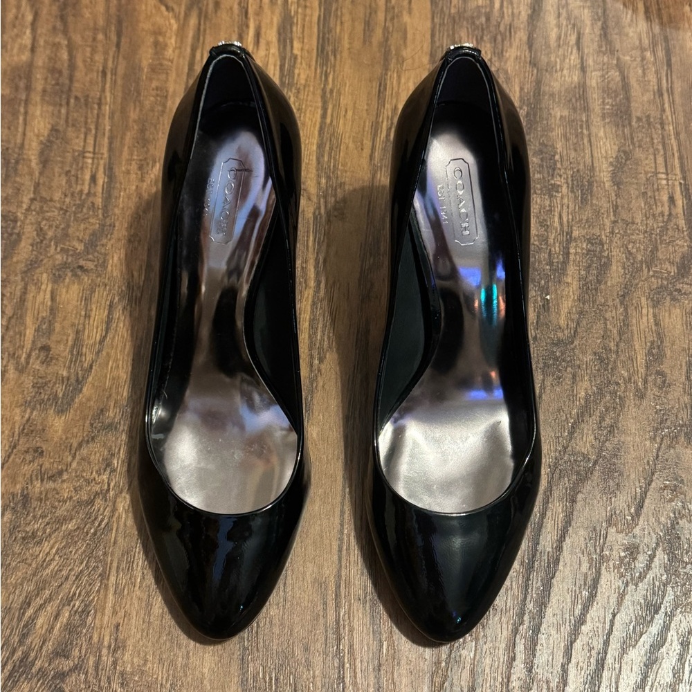Black Coach heels
